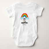 Unicorn Vibes Magic baby bodysuit #babybodysuit#ba (Achterkant)