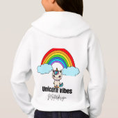 Unicorn Vibes Magic hoodies #kidshoodies (Achterkant)
