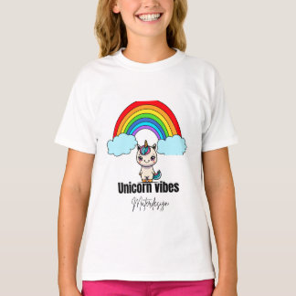 Unicorn Vibes Magic T-shirt#kidstshirts T-shirt