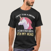 Unicorn viert het schilderen van unicorn t-shirt (Voorkant)