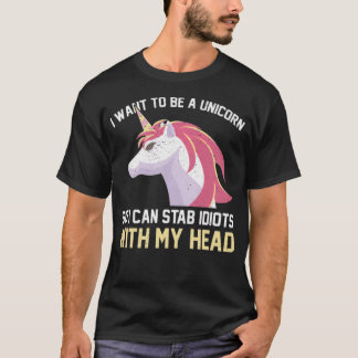 Unicorn viert het schilderen van unicorn t-shirt