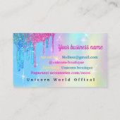 Unicorn Visitekaartje (Achterkant)