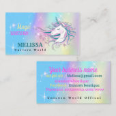 Unicorn Visitekaartje (Voorkant / Achterkant)