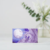 Unicorn-Visitekaartjes met aangepaste foto Visitekaartje (Staand voorkant)