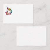 Unicorn visitkort visitekaartje (Voorkant / Achterkant)