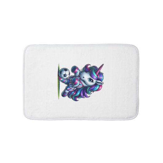 Unicorn Voetbalteam Speler Tank Top Badmat (Voorkant)