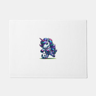 Unicorn Voetbalteam Speler Tank Top Deurmat