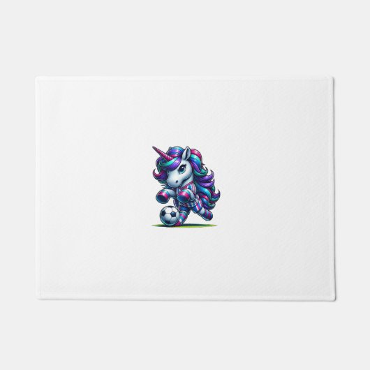 Unicorn Voetbalteam Speler Tank Top Deurmat (Voorkant)