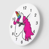 Unicorn Wall Clock Grote Klok (Hoek)