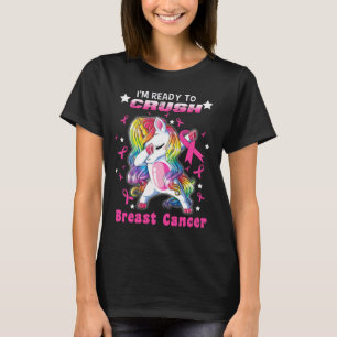 unicorn warrior crush mammacarcinoom t-shirt