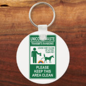 Unicorn Waste Sign Sleutelhanger (Voorkant)