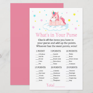 Unicorn Wat zit er in je handtas?