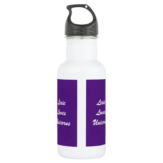 Unicorn Water Fles (Achterkant)