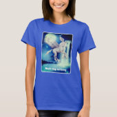 Unicorn Waterfall Believe Inspirational T-shirt (Voorkant)