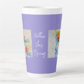 Unicorn Waterverf Dreams Coffee Mok schilderen (Voorkant)