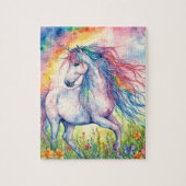 Unicorn-Waterverf Legpuzzel (Verticaal)