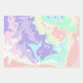 Unicorn Waterverf Pastels Inpakpapier Vel (Voorkant 3)