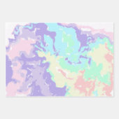 Unicorn Waterverf Pastels Inpakpapier Vel (Voorkant 2)