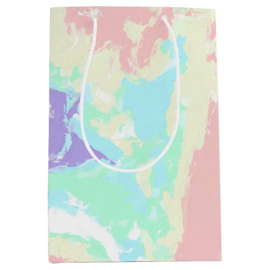 Unicorn Waterverf Pastels Medium Cadeauzakje (Voorkant)