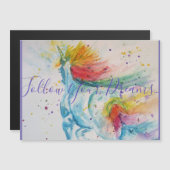 Unicorn Waterverf Schilder Regenboogmeisjes Gifts (Voorkant / Achterkant)