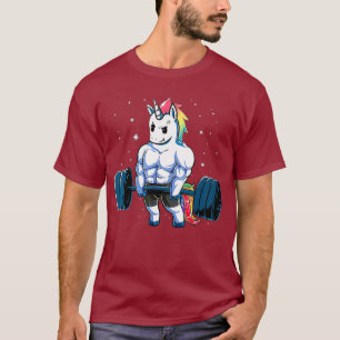 Unicorn Weightlift Funny Workout Gym T-shirt