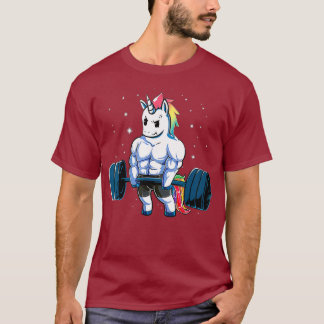 Unicorn Weightlift Funny Workout Gym T-shirt