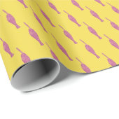 Unicorn whale/ Narwhal Cadeaupapier (Rol Hoek)