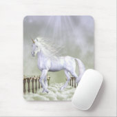 Unicorn White Beauty Muismat (Met muis)