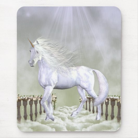 Unicorn White Beauty Muismat (Voorkant)