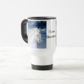 Unicorn White Beauty Reisbeker (Voorkant links)