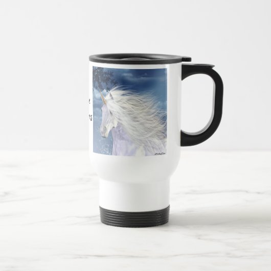 Unicorn White Beauty Reisbeker (Rechts)