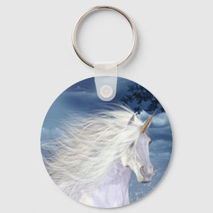 Unicorn White Beauty Sleutelhanger