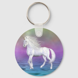 Unicorn White Beauty Sleutelhanger