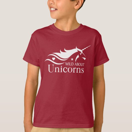 Unicorn - Wild about Unicorns T-shirt (Voorkant)