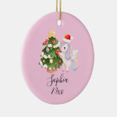 Unicorn Wishes – Custom Christmas Ornament for Gir (Rechts)