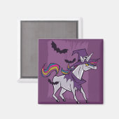 Unicorn Witch Magneet (Voorkant / Achterkant)