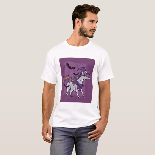 Unicorn Witch T-shirt (Voorkant volledig)