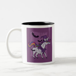 Unicorn Witch Tweekleurige Koffiemok