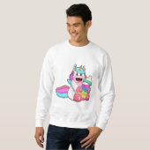 Unicorn with Baby bottle.PNG Trui (Voorkant volledig)