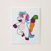 Unicorn with Carrot Legpuzzel (Verticaal)