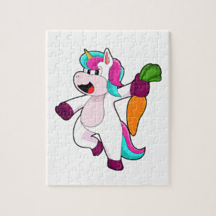 Unicorn with Carrot Legpuzzel