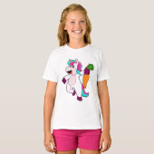 Unicorn with Carrot T-shirt (Voorkant volledig)