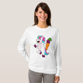 Unicorn with Carrot T-shirt (Voorkant volledig)