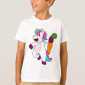 Unicorn with Carrot T-shirt (Voorkant)