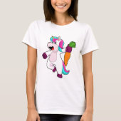Unicorn with Carrot T-shirt (Voorkant)