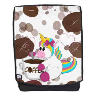 Unicorn with Coffee  Rugtassen