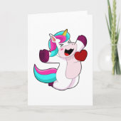 Unicorn with Heart Kaart (Voorkant)