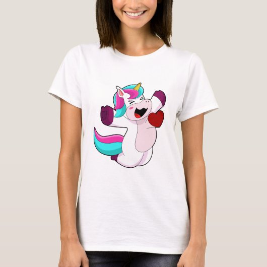 Unicorn with Heart T-shirt (Voorkant)