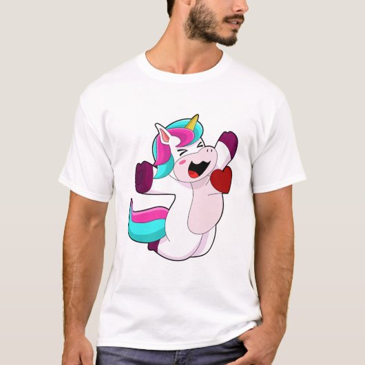 Unicorn with Heart T-shirt (Voorkant)