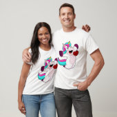 Unicorn with Heart T-shirt (Unisex)